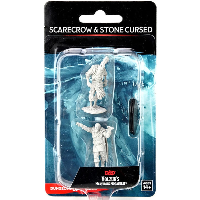 D&D Nolzur’s Marvelous Miniatures: Scarecrow & Stone Cursed