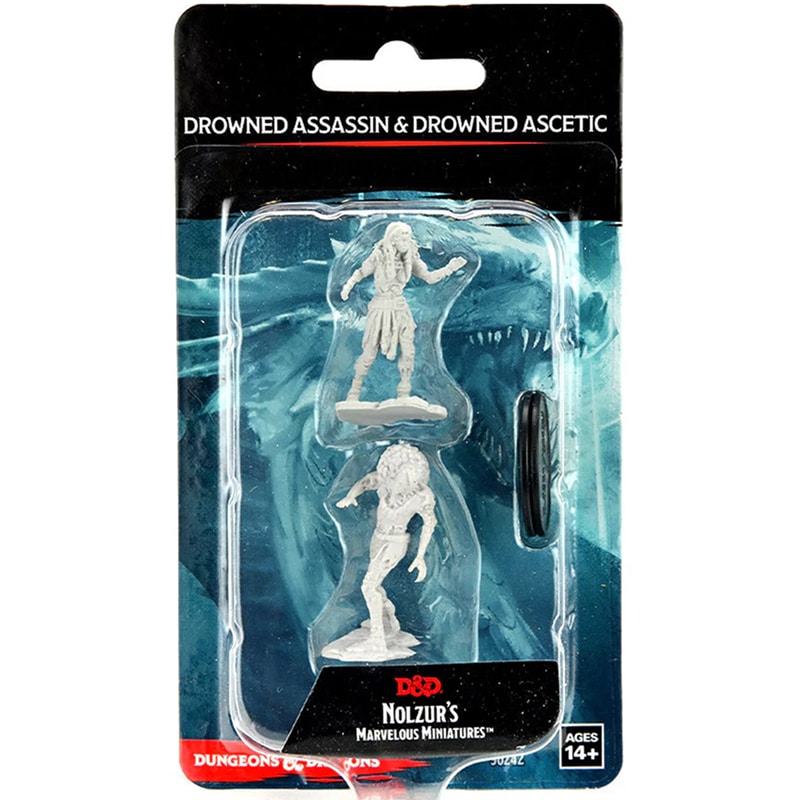D&D Nolzur’s Marvelous Miniatures: Drowned Assassin & Drowned Aseti
