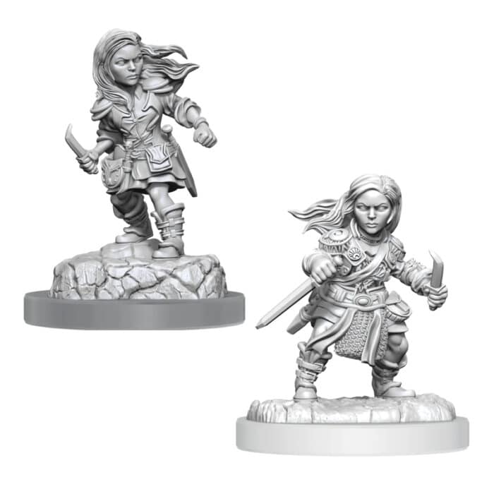 D&D Nolzur’s Marvelous Miniatures: Halfling Rogue Female