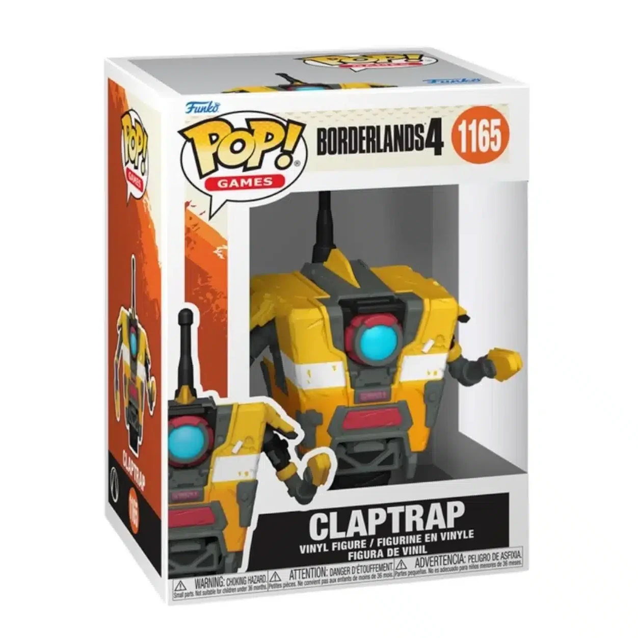 Claptrap_1165_Funko_Pop Железяка (Claptrap, №1165) — изображение 1