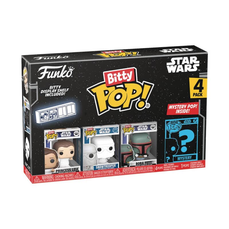 Bitty POP! Star Wars (Princess Leia, Snowtroope, Boba Fett, Mystery)