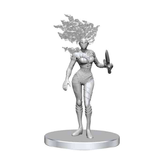 Pathfinder Deep Сuts. Неокрашенные миниатюры: Gargoyle & Shae