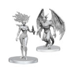 Pathfinder Deep Сuts. Неокрашенные миниатюры: Gargoyle & Shae