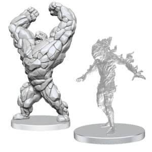 Pathfinder Deep Сuts. Неокрашенные миниатюры: Living Landslide & Living Wildfire