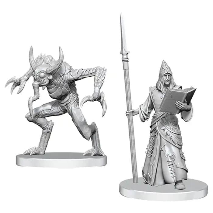 Pathfinder Deep Сuts. Неокрашенные миниатюры: Vloriak (Despoiler Demon) & Demonologist