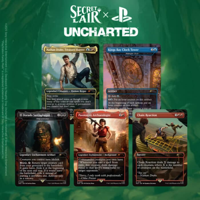 MTG. Secret Lair x Uncharted – Non Foil