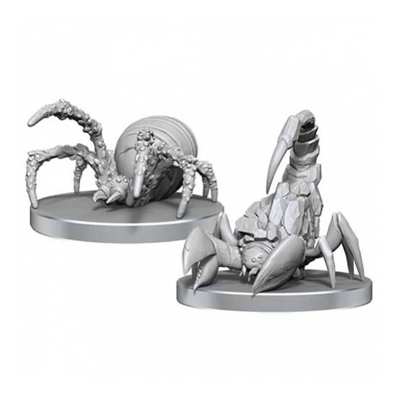 Pathfinder Deep Сuts. Неокрашенные миниатюры: Cave Scorpion & Hunting Spider