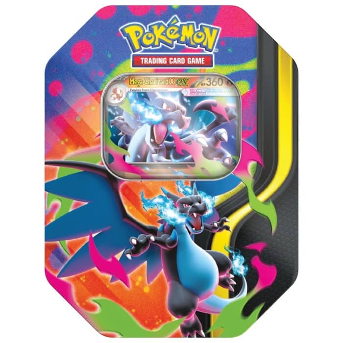 Pokemon TCG: Mega Evolution – Mega Charizard Y ex or Mega Charizard X ex Tin — изображение 4