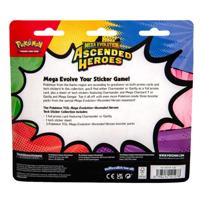 Pokemon TCG: Mega Evolution - Ascended Heroes – Sticker Collection — изображение 5