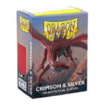Протекторы Dragon Shield: Matte Dual (Crimson & Silver Sleeves)
