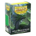 Протекторы Dragon Shield: Matte Dual (Apple Green & Silver Sleeves)