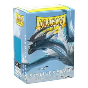 Протекторы Dragon Shield: Matte Dual (Sky Blue & Silver Sleeves)