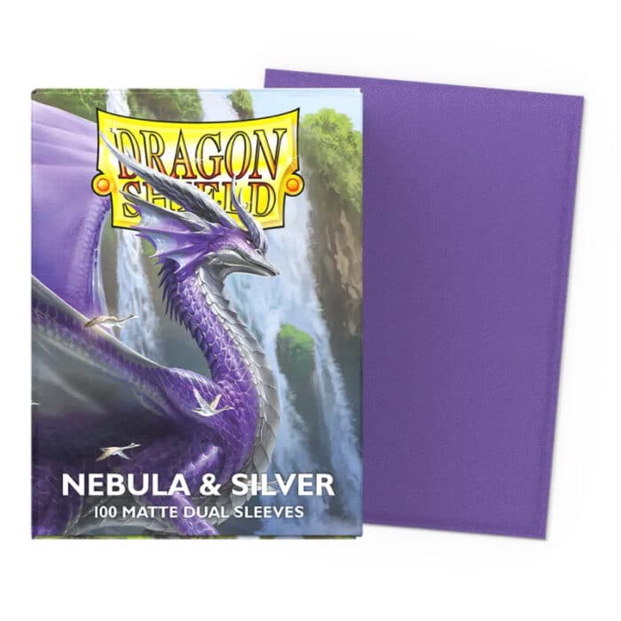 Протекторы Dragon Shield: Matte Dual (Nebula & Silver Sleeves)