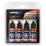 Набор акриловых красок Vallejo: TRUE METALLIC METAL – Ancient Copper