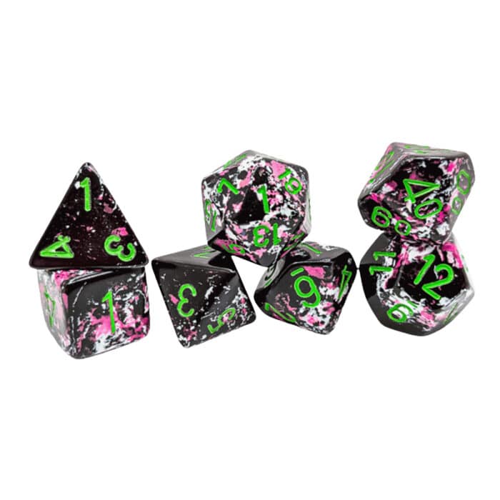 Набор кубиков Chessex։ Brush Paint Ball, Polyhedral 7-Die Set