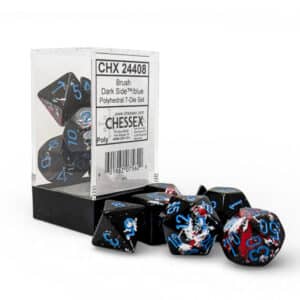 Набор кубиков Chessex։ Brush Dark Side, Polyhedral 7-Die Set