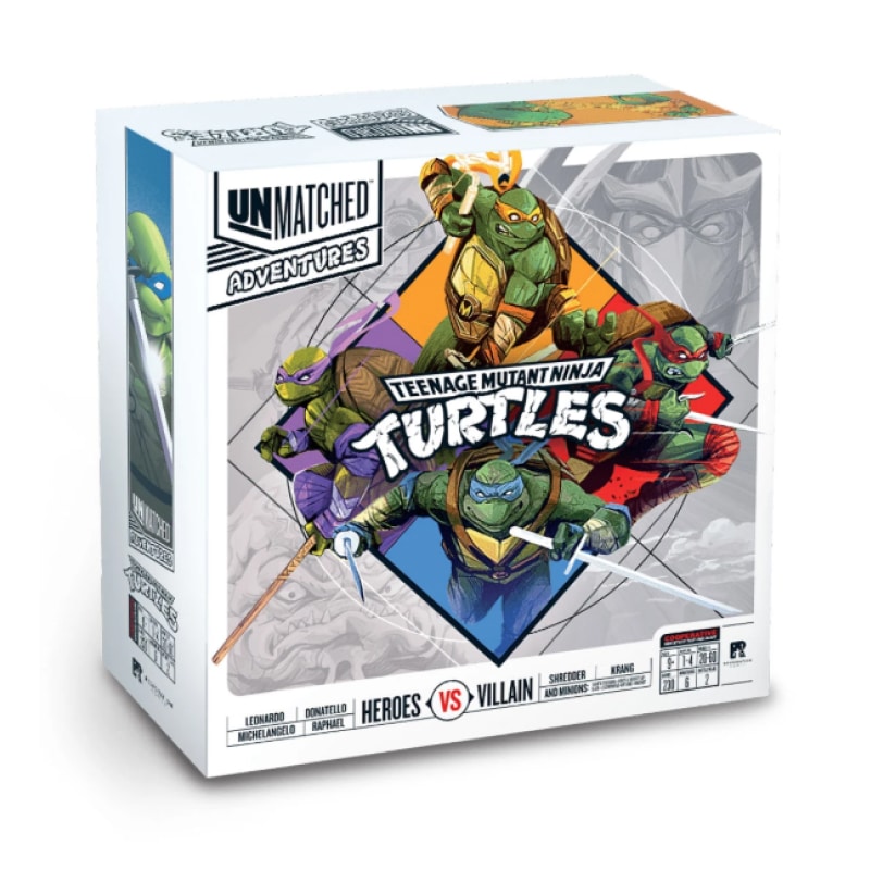 Unmatched Adventures: Teenage Mutant Ninja Turtles – First Edition, Alt art pack and Foil Cards