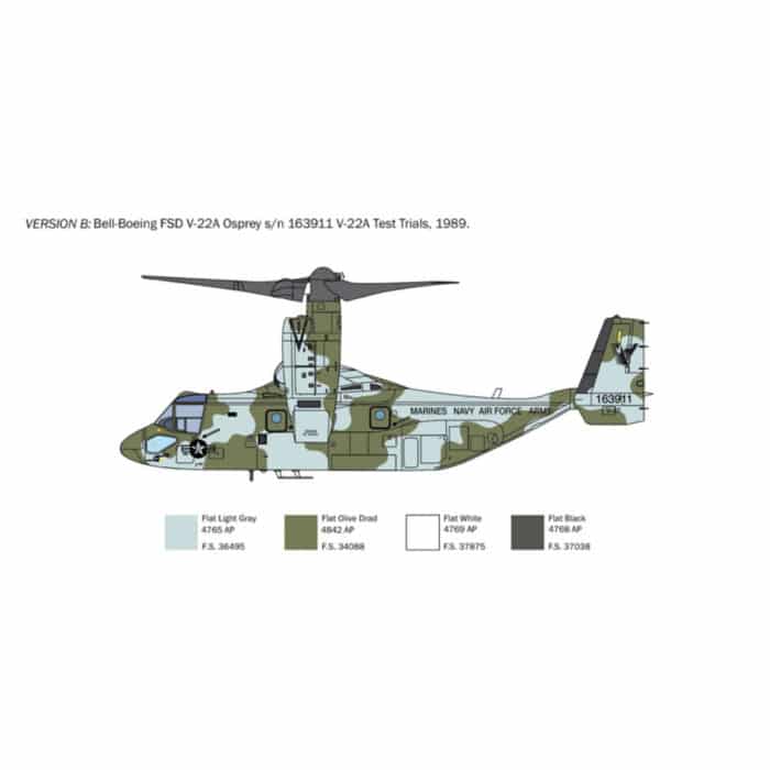 V-22A «Osprey» (ITALERI, 1/72) — изображение 3