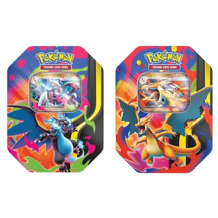 Pokemon TCG: Mega Evolution – Mega Charizard Y ex or Mega Charizard X ex Tin — изображение 3
