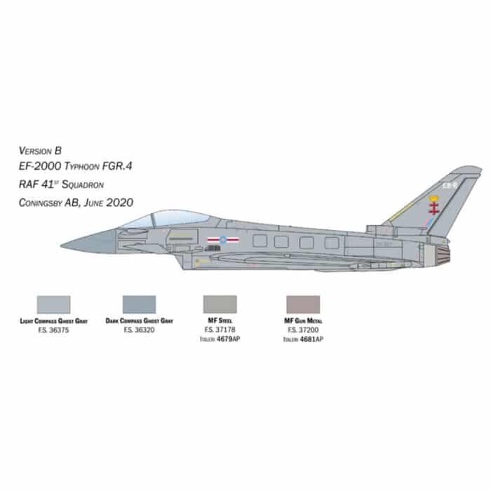 Eurofighter Typhoon EF-2000 «In RAF Service» (ITALERI, 1/72) — изображение 3