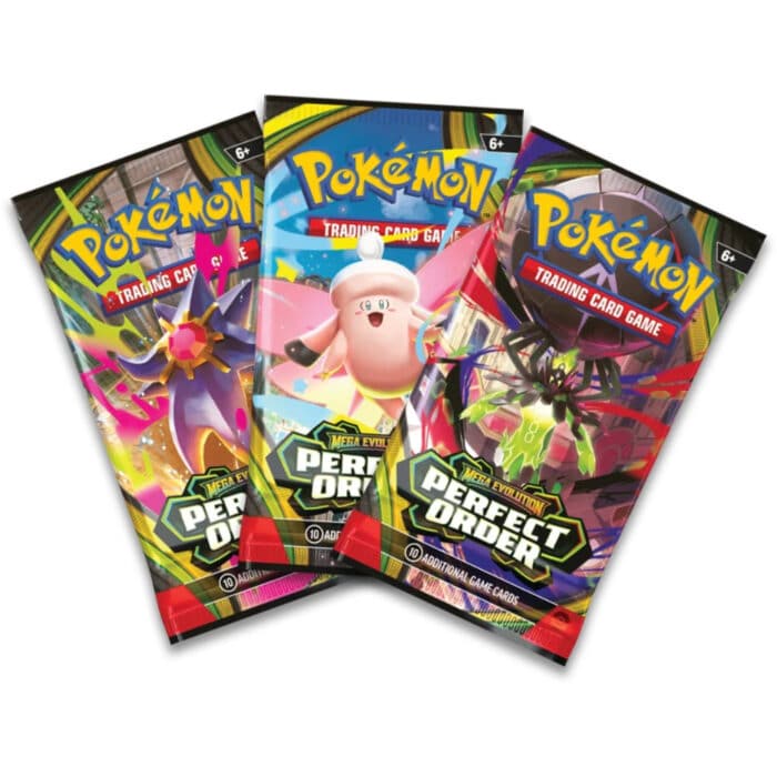 Pokemon TCG. Mega Evolution: Perfect Order—Three Booster Blister — изображение 2