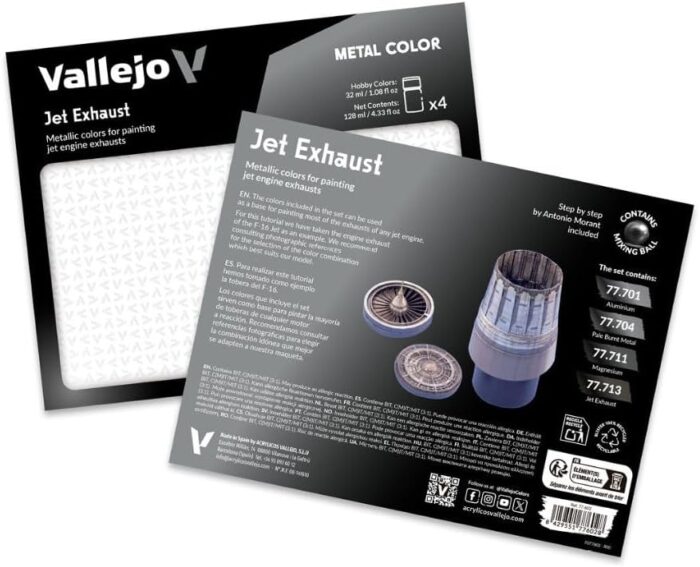 Vallejo: Metal Color - Jet Exhaust set — изображение 2