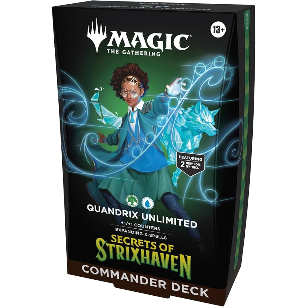 71cKZFmdG2L._AC_UF894,1000_QL80_ MTG. Secrets of Strixhaven: Quandrix Unlimited, Commander Deck — изображение 1