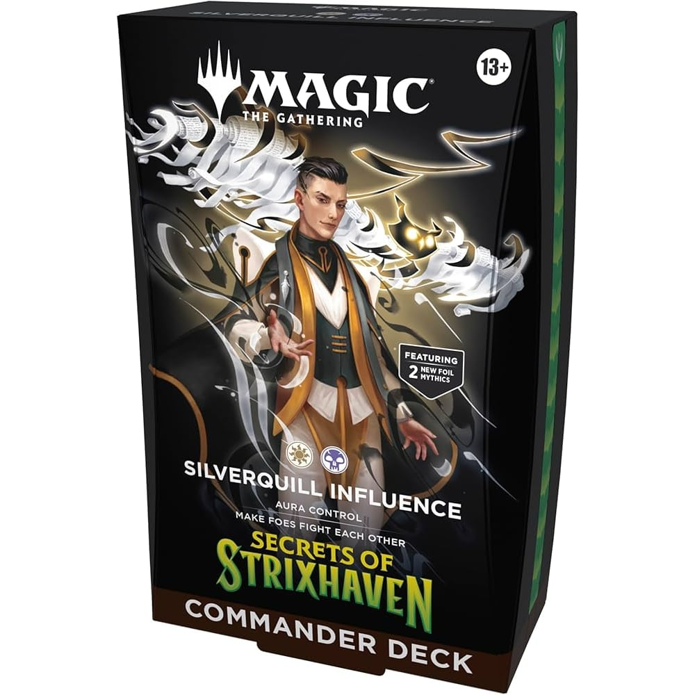 71th0spIAYL._AC_UF894,1000_QL80_ MTG. Secrets of Strixhaven: Silverquill Influence, Commander Deck — изображение 1