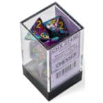 Набор кубиков Chessex։ Festive Mosaic with Yellow, Polyhedral 7-Die Set