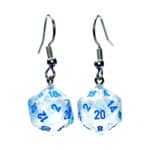 Серьги Chessex: Hook Earrings Borealis Icicle Mini-Poly d20