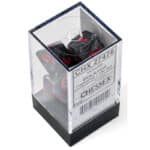 Набор кубиков Chessex։ Velvet Black with Red, Polyhedral 7-Die Set