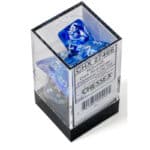 Набор кубиков Chessex։ Nebula Dark Blue with White, Polyhedral 7-Die Set