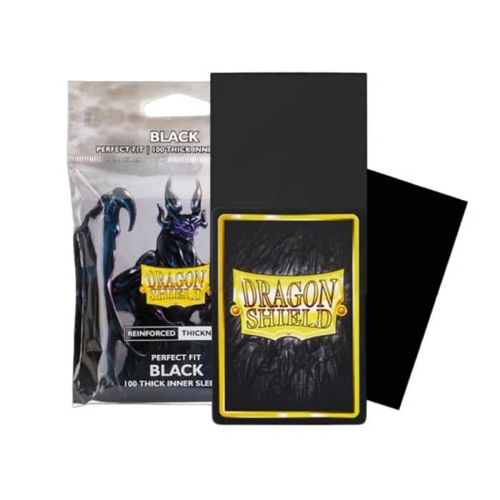 Протекторы Dragon Shield: Perfect Fit (Black, thick) — изображение 2
