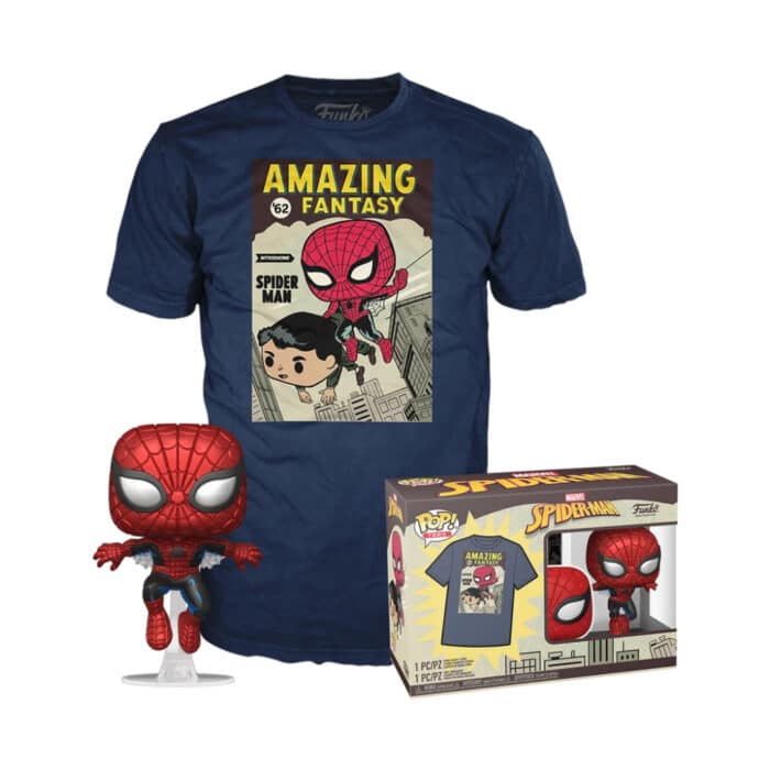 Funko POP! & Tee: Spiderman Comic Cover (№593) (L) - Image 2