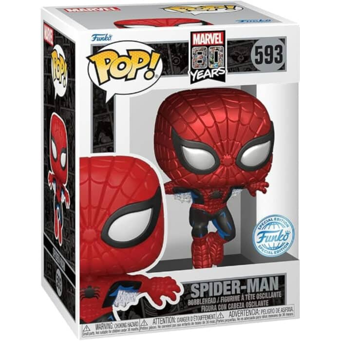 Funko POP! & Tee: Spiderman Comic Cover (№593) (L) - Image 3