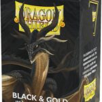 Протекторы Dragon Shield: Matte Dual (Black & Gold Sleeves)