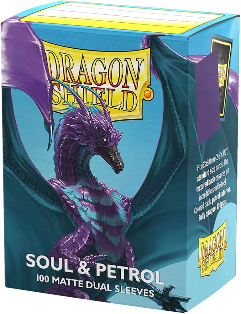 61v5HKPYOBL._AC_UF894,1000_QL80_ Протекторы Dragon Shield: Matte Dual (Soul & Petrol Sleeves) — изображение 1