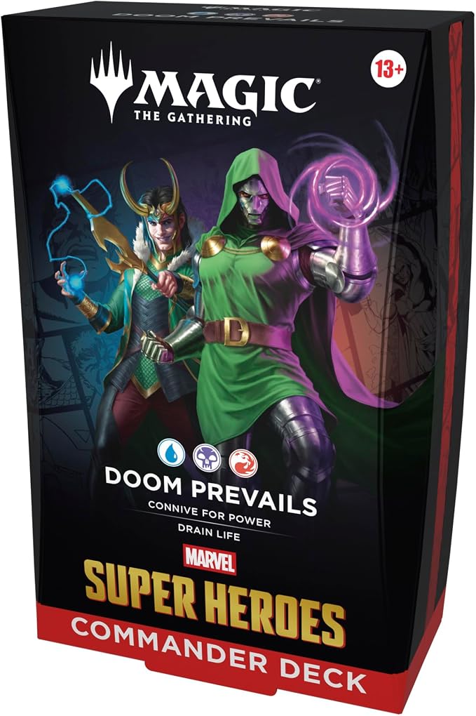 71e1SjPuNpL._AC_SX679_ MTG. Marvel Super Heroes: Commander Deck, Doom Prevails — изображение 1