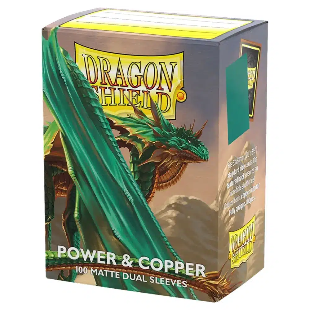 AT-15068 (1) Протекторы Dragon Shield: Matte Dual (Power & Copper Sleeves) — изображение 1