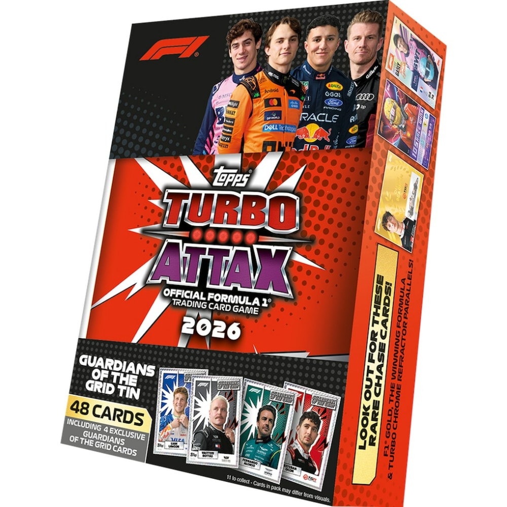 f1 (1) Topps. Formula 1: Turbo Attax 2026 — Mega Tin — изображение 1