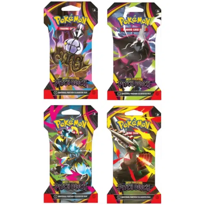 Pokémon TCG: Mega Evolution — Pitch Black (Sleeved Booster, 1 pcs random) — изображение 2