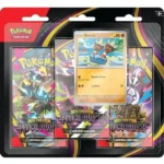 Pokemon TCG. Mega Evolution: Pitch Black — Three Booster Blister