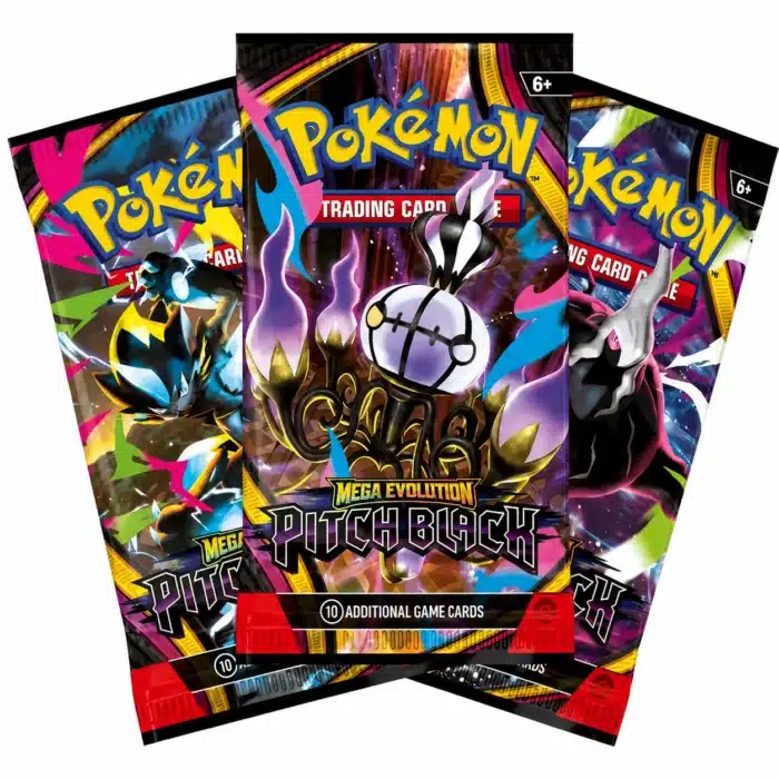 Pokemon TCG. Mega Evolution: Pitch Black — Three Booster Blister — изображение 3