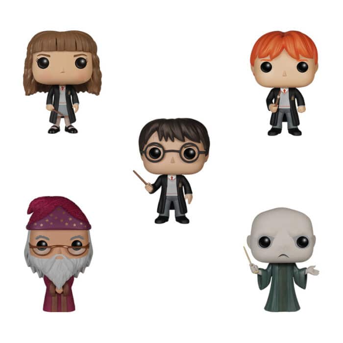 Набор фигурок Harry Potter: Гарри, Волан-де-Морт, Гермиона, Дамблдор, Рон - Image 2