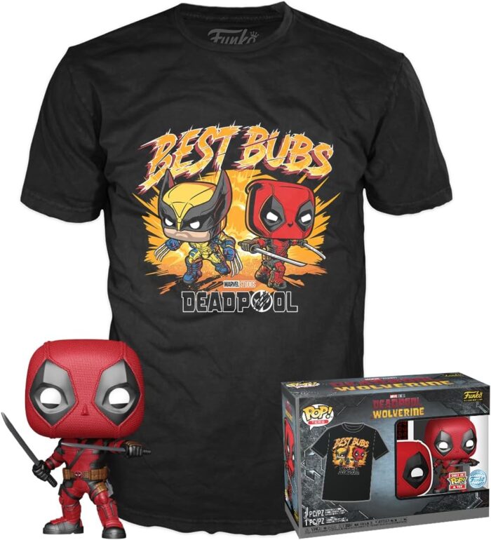 Funko POP! & Tee: Deadpool & Wolverine Best Bubs (XL) — изображение 2