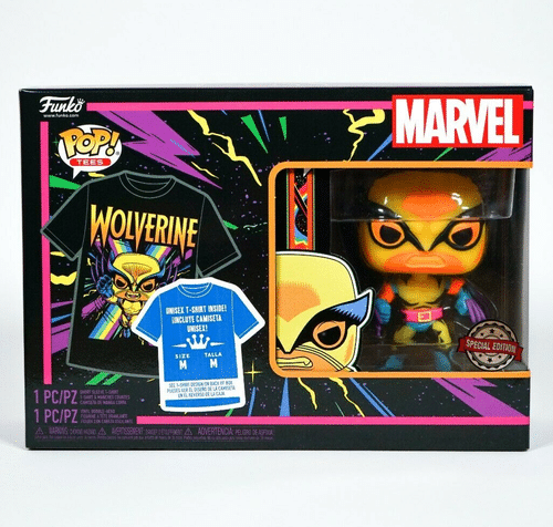 s-l500 Funko POP! & Tee Wolverine Black Light (XL) — изображение 1
